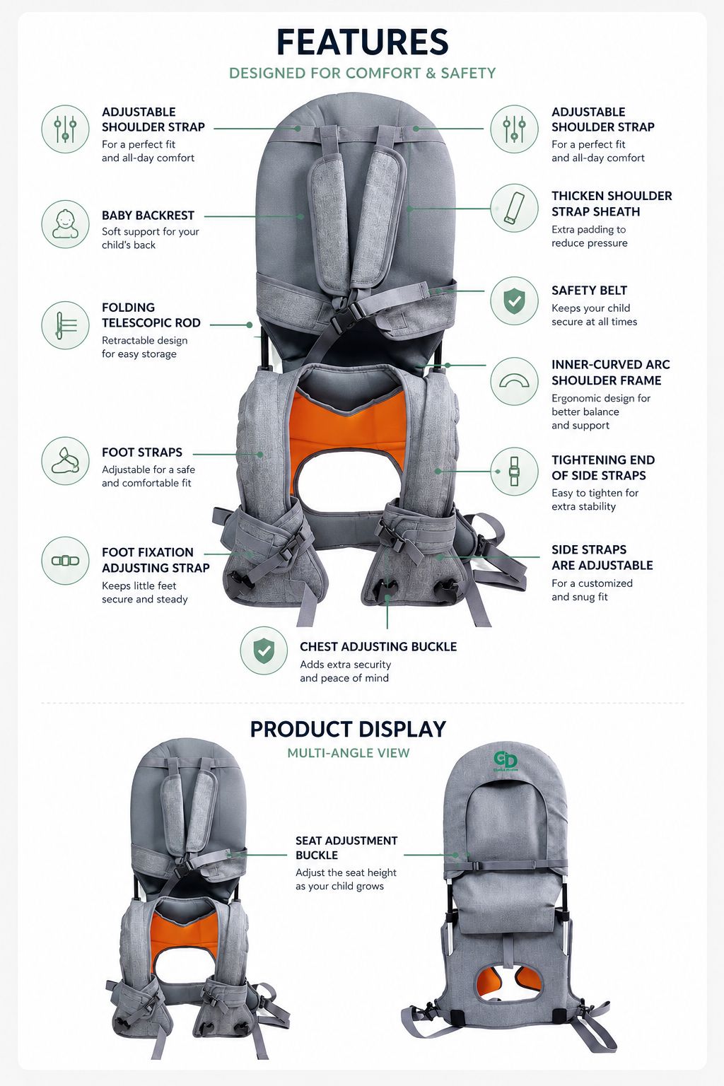 MotionSeat™ Shoulder Carrier